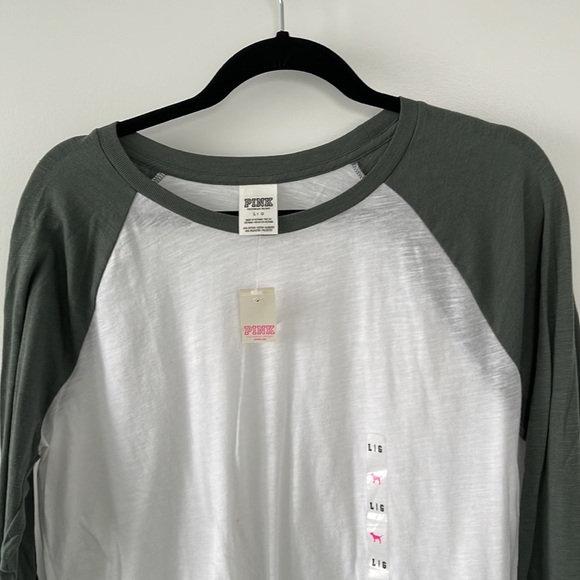 PINK | Thin Baseball Top - Picture 3 of 3